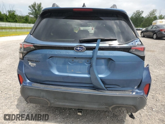 2025 Subaru Forester Limited with VIN JF2SLDRC1SH467485, listed as a Copart auction lot 63452015 with 38,681 mi miles and Salvage title. Bid and sale history available at DreamBid. Image 6.