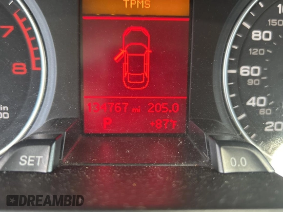 2009 Audi A4 Premium Plus with VIN WAUSF78K09A091152, listed as a Copart auction lot 65598205 with 134,767 mi miles and Clean title. Bid and sale history available at DreamBid. Image 8.