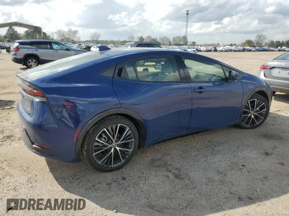 2024 Toyota Prius LE with VIN JTDACAAU0R3042358, listed as a Copart auction lot 49058765 with 5,093 mi miles and Salvage Title. Bid and sale history available at carsss.com. Image 3.