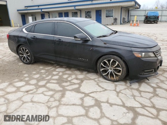 2018 Chevrolet Impala LT with VIN 2G1105S3XJ9119540, listed as a Copart auction lot 46786315 with Not Provided miles and Salvage Title. Bid and sale history available at DreamBid. Image 4.