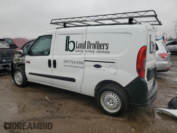 2018 Ram ProMaster City Cargo Tradesman with VIN ZFBERFAB4J6H40878, listed as a Copart auction lot 49410505 with 192,038 mi miles and Salvage Title. Bid and sale history available at carsss.com. Image 2.