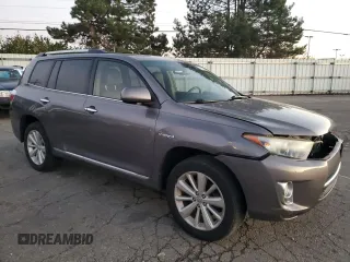 2012 Toyota Highlander Hybrid Limited with VIN JTEDC3EH4C2009197, listed as a Copart auction lot 82310974 with 164,388 mi miles and Salvage Title. Bid and sale history available at carsss.com. Image 4.