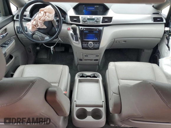 2016 Honda Odyssey EX-L with VIN 5FNRL5H66GB136181, listed as a Copart auction lot 81350074 with 103,175 mi miles and Salvage Title. Bid and sale history available at DreamBid. Image 8.