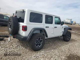 2023 Jeep Wrangler Rubicon z VIN 1C4JJXR6XPW663181, wystawiony jako Copart lot #49799125 z przebiegiem 8 085 mil mil oraz Szkoda całkowita • Salvage title. Historia ofert i sprzedaży dostępna na DreamBid. Obrazek 3.