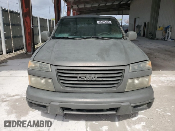 2004 GMC Canyon SL Z85 z VIN 1GTCS148948201075, wystawiony jako Copart lot #56716765 z przebiegiem 261 853 mil mil oraz Czysty tytuł • Clean title. Historia ofert i sprzedaży dostępna na DreamBid. Obrazek 5.