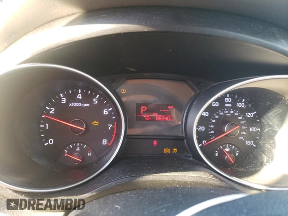 2015 Kia Sedona L with VIN KNDMA5C11F6049410, listed as a Copart auction lot 46272755 with 86,340 mi miles and Salvage Title. Bid and sale history available at carsss.com. Image 9.