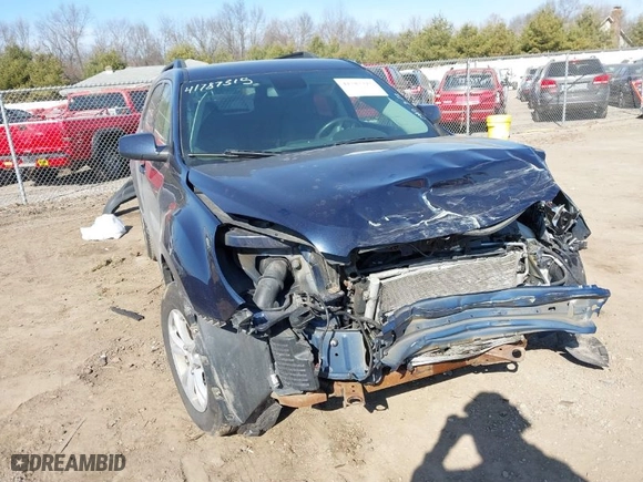 2016 Chevrolet Equinox LT with VIN 2GNALCEK4G6326013, listed as a IAAI auction lot 41787315 with 114,664 mi miles. Bid and sale history available at carsss.com. Image 1.