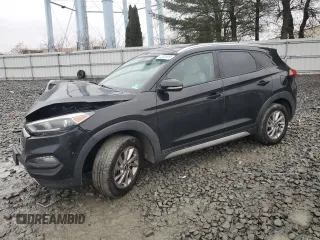 2017 Hyundai Tucson Value with VIN KM8J3CA25HU296615, listed as a Copart auction lot 43335455 with 96,610 mi miles and Salvage Title. Bid and sale history available at carsss.com. Image 1.