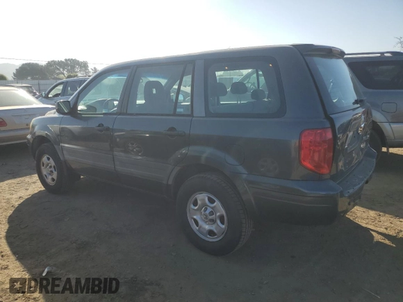 2005 Honda Pilot LX z VIN 2HKYF18165H550737, wystawiony jako Copart lot #52793585 z przebiegiem 229 982 mil mil oraz Szkoda całkowita • Salvage title. Historia ofert i sprzedaży dostępna na DreamBid. Obrazek 2.