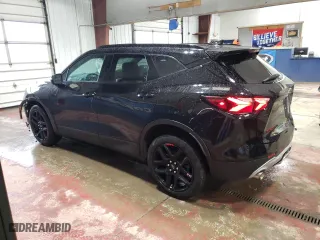 2022 Chevrolet Blazer LT with VIN 3GNKBHR42NS202787, listed as a Copart auction lot 46124515 with 64,798 mi miles and Salvage Title. Bid and sale history available at carsss.com. Image 2.