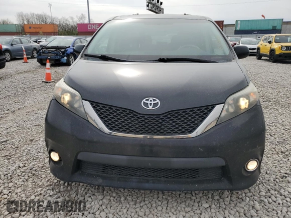 2012 Toyota Sienna SE with VIN 5TDXK3DC5CS255050, listed as a Copart auction lot 53136475 with 182,694 mi miles and Salvage title. Bid and sale history available at DreamBid. Image 5.
