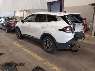 2023 Kia Sportage Hybrid EX with VIN KNDPVCAG7P7081139, listed as a IAAI auction lot 41859785 with 22,722 mi miles. Bid and sale history available at carsss.com. Image 3.