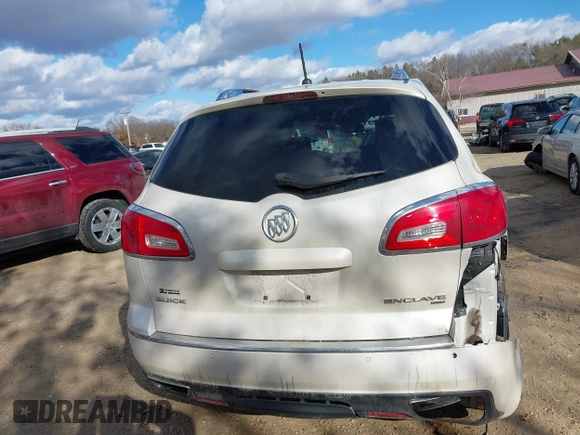 2015 Buick Enclave Leather with VIN 5GAKVBKD1FJ333995, listed as a IAAI auction lot 41684549 with 216,145 mi miles and . Bid and sale history available at carsss.com. Image 16.