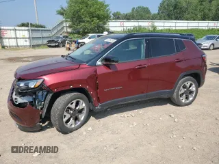2022 Jeep Compass Limited with VIN 3C4NJDCB5NT121883, listed as a Copart auction lot 64294155 with 28,417 mi miles and Clean title. Bid and sale history available at DreamBid. Image 1.