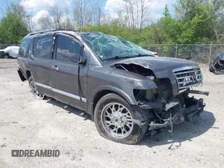 2010 Infiniti QX56 with VIN 5N3ZA0NC1AN904387, listed as a IAAI auction lot 42113176 with Not Provided miles and . Bid and sale history available at carsss.com. Image 1.
