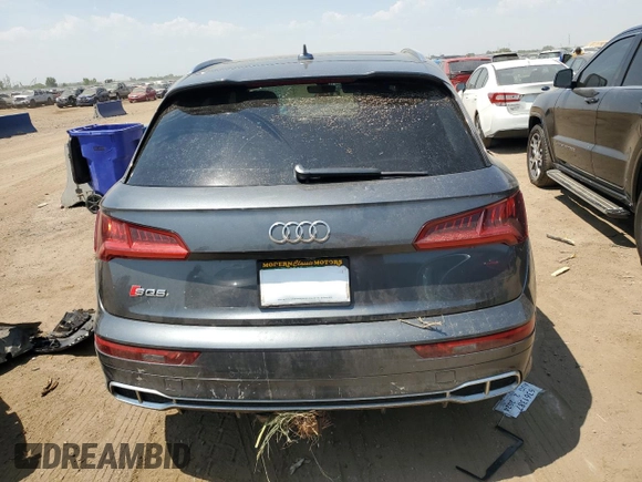 2018 Audi SQ5 Premium Plus with VIN WA1A4AFY0J2205183, listed as a Copart auction lot 65414304 with 53,868 mi miles and Salvage Title. Bid and sale history available at DreamBid. Image 6.