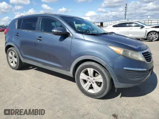 2012 Kia Sportage LX with VIN KNDPB3A25C7228825, listed as a Copart auction lot 51379475 with 184,372 mi miles and Salvage Title. Bid and sale history available at carsss.com. Image 4.