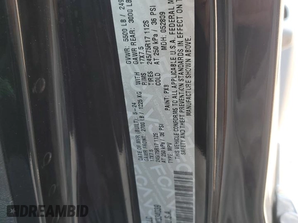2024 Jeep Wrangler Sport S z VIN 1C4PJXDGXRW334039, wystawiony jako Copart lot #54206225 z przebiegiem 13 528 mil mil oraz Szkoda całkowita • Salvage title. Historia ofert i sprzedaży dostępna na DreamBid. Obrazek 13.