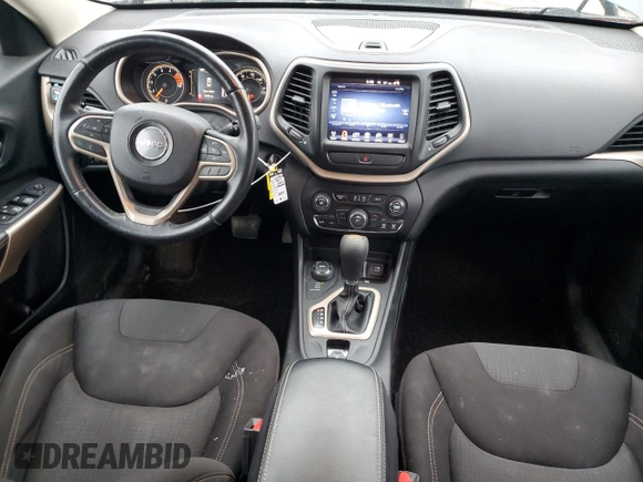 2017 Jeep Cherokee Latitude with VIN 1C4PJMCS3HW615831, listed as a Copart auction lot 48176165 with 103,633 mi miles and Salvage Title. Bid and sale history available at carsss.com. Image 8.