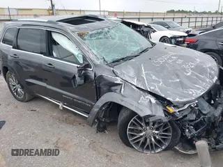 2018 Jeep Grand Cherokee Summit with VIN 1C4RJFJT1JC370907, listed as a IAAI auction lot 41944933 with 110,597 mi miles and . Bid and sale history available at DreamBid. Image 1.