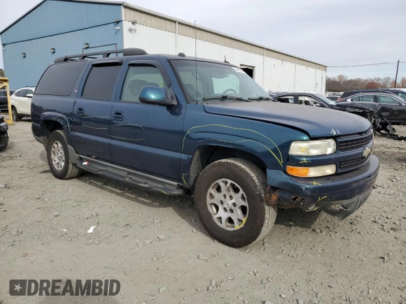 2005 Chevrolet Suburban LS with VIN 3GNFK16Z65G261496, listed as a Copart auction lot 80455624 with 139,102 mi miles and Salvage Title. Bid and sale history available at carsss.com. Image 4.