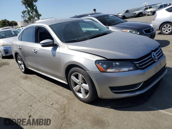 2013 Volkswagen Passat SE with VIN 1VWBP7A34DC042341, listed as a Copart auction lot 66894324 with 200,944 mi miles and Salvage title. Bid and sale history available at DreamBid. Image 4.