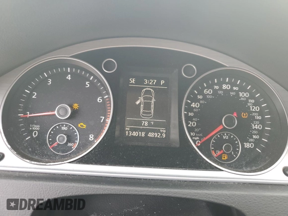 2016 Volkswagen CC Sport with VIN WVWBP7AN0GE500342, listed as a Copart auction lot 73582203 with 134,018 mi miles. Bid and sale history available at carsss.com. Image 9.