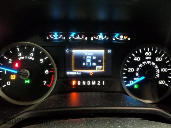 2016 Ford F-150 XLT with VIN 1FTEX1EP4GFD30230, listed as a Copart auction lot 52108375 with 124,026 mi miles and Salvage Title. Bid and sale history available at carsss.com. Image 9.