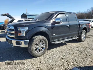 2016 Ford F-150 XLT with VIN 1FTEW1EG9GKF60162, listed as a Copart auction lot 46482285 with 122,263 mi miles and Salvage Title. Bid and sale history available at carsss.com. Image 1.