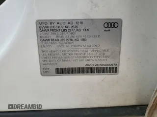 2017 Audi SQ5 Premium Plus с VIN WA1CCAFP0HA090670, выставлен на аукционе Copart как лот 59568085 с пробегом 106 057 миль миль и Списание • Salvage title. История ставок и продаж доступна на DreamBid. Изображение 13.