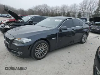 2013 BMW 5 Series 535i xDrive with VIN WBAFU7C56DDU74660, listed as a Copart auction lot 87913445 with 154,244 mi miles and Clean Title. Bid and sale history available at carsss.com. Image 1.