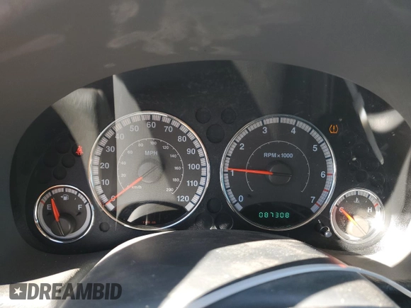 2005 Jeep Liberty Limited with VIN 1J4GL58K35W502525, listed as a Copart auction lot 51953865 with 87,308 mi miles and Clean title. Bid and sale history available at DreamBid. Image 9.