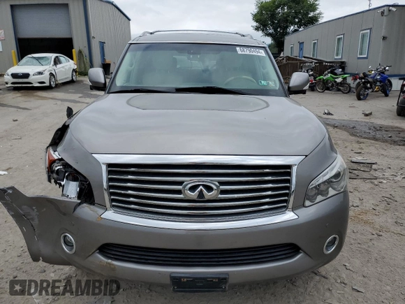 2013 Infiniti QX56 with VIN JN8AZ2NE9D9042487, listed as a Copart auction lot 68790494 with 160,732 mi miles and Salvage Title. Bid and sale history available at carsss.com. Image 5.