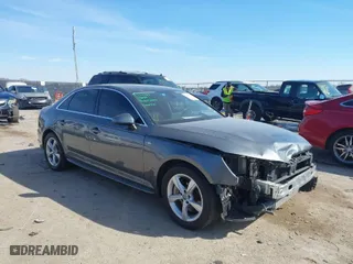 2019 Audi A4 Premium with VIN WAUDNAF4XKA022178, listed as a IAAI auction lot 41593789 with 79,557 mi miles. Bid and sale history available at carsss.com. Image 1.
