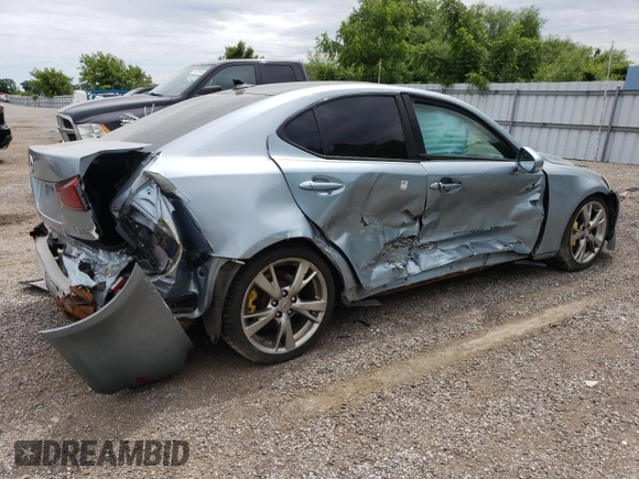2008 Lexus IS 350 with VIN JTHBE262X82015702, listed as a Copart auction lot 58663435 with Not provided miles and Salvage title. Bid and sale history available at DreamBid. Image 3.