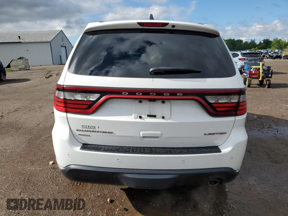 2015 Dodge Durango Limited with VIN 1C4RDJDG8FC861331, listed as a Copart auction lot 58251445 with 131,950 mi miles and Salvage title. Bid and sale history available at DreamBid. Image 6.