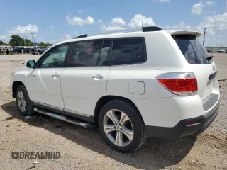 2012 Toyota Highlander Limited with VIN 5TDYK3EH1CS062103, listed as a Copart auction lot 61783985 with 250,512 mi miles and Salvage title. Bid and sale history available at DreamBid. Image 2.
