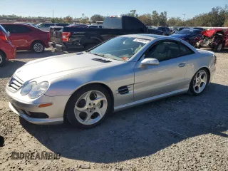 2005 Mercedes-Benz SL 55 AMG with VIN WDBSK74F15F089669, listed as a Copart auction lot 42180675 with Not provided miles and Salvage title. Bid and sale history available at DreamBid. Image 1.