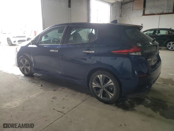2020 Nissan LEAF SV with VIN 1N4AZ1CP5LC308475, listed as a Copart auction lot 85237054 with 21,399 mi miles and Salvage Title. Bid and sale history available at carsss.com. Image 2.