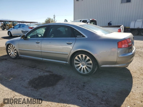 2005 Audi A8 with VIN WAUML44E45N012262, listed as a Copart auction lot 59984715 with 289,154 mi miles and Salvage title. Bid and sale history available at DreamBid. Image 2.