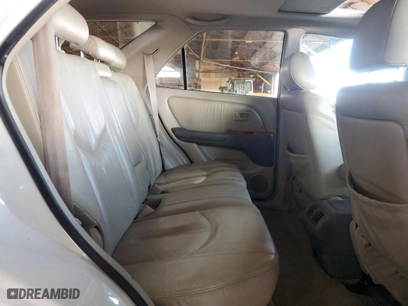 1999 Lexus RX 300 Luxury SUV with VIN JT6HF10U1X0045220, listed as a Copart auction lot 80391434 with 0 mi miles and Salvage Title. Bid and sale history available at carsss.com. Image 12.