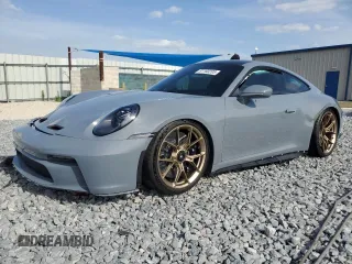 2024 Porsche 911 GT3 with VIN WP0AC2A90RS263286, listed as a Copart auction lot 51160205 with 5,735 mi miles and Salvage Title. Bid and sale history available at carsss.com. Image 1.