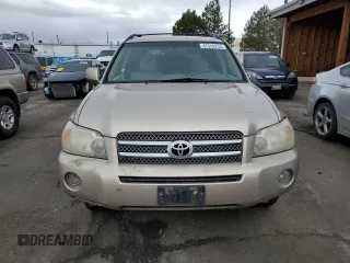 2006 Toyota Highlander Hybrid with VIN JTEEW21A360005821, listed as a Copart auction lot 47549735 with 221,559 mi miles and Salvage Title. Bid and sale history available at carsss.com. Image 5.