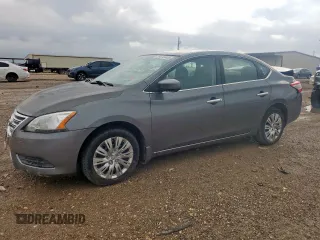 2015 Nissan Sentra SV z VIN 3N1AB7AP3FL638826, wystawiony jako Copart lot #59510445 z przebiegiem 156 624 mil mil oraz Czysty tytuł • Clean title. Historia ofert i sprzedaży dostępna na DreamBid. Obrazek 1.
