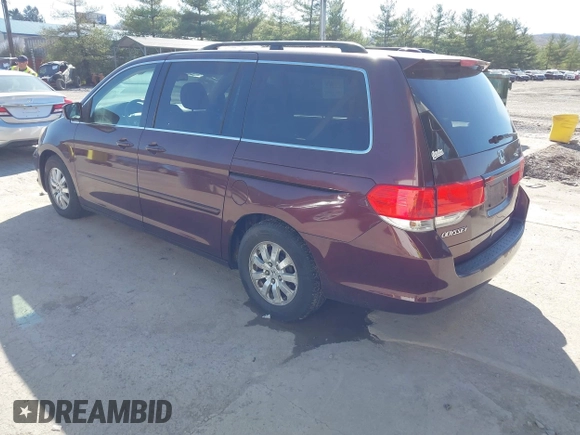 2009 Honda Odyssey EX-L with VIN 5FNRL38619B040594, listed as a IAAI auction lot 42037189 with 189,677 mi miles. Bid and sale history available at carsss.com. Image 3.