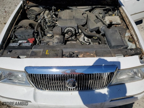 2005 Mercury Grand Marquis LS Premium with VIN 2MEFM75W55X647747, listed as a Copart auction lot 46638625 with 77,788 mi miles and Non Repairable. Bid and sale history available at carsss.com. Image 11.