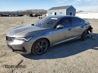 2024 Acura Integra Technology z VIN 19UDE4H66RA004937, wystawiony jako Copart lot #48571655 z przebiegiem 12 440 mil mil oraz Szkoda całkowita • Salvage title. Historia ofert i sprzedaży dostępna na DreamBid. Obrazek 1.