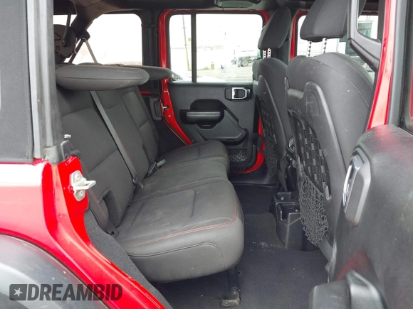 2018 Jeep Wrangler Unlimited Rubicon с VIN 1C4HJXFG4JW156506, выставлен на аукционе IAAI как лот 42246880 с пробегом 57 062 миль миль и . История ставок и продаж доступна на DreamBid. Изображение 8.