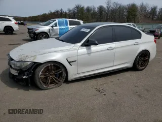 2017 BMW M3 z VIN WBS8M9C51H5G83579, wystawiony jako Copart lot #54537025 z przebiegiem 64 654 mil mil oraz Szkoda całkowita • Salvage title. Historia ofert i sprzedaży dostępna na DreamBid. Obrazek 1.