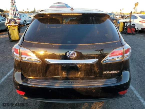 2013 Lexus RX 450h with VIN JTJZB1BA0D2411533, listed as a Copart auction lot 87529315 with 118,202 mi miles and Salvage Title. Bid and sale history available at carsss.com. Image 6.